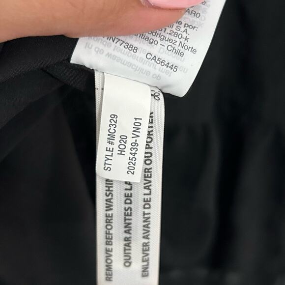 NWT Madewell Puff-Sleeve Ruffle-Hem Black Mini Dress
Size 2 #MC329 - Picture 13 of 13